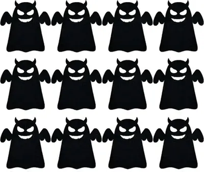 Produktbild von 12 Stück Halloween Fledermaus Löffel Gabel Halter Gruseliger Kürbis Skelett Geist Spinne Schwarze Katze Besteck Filzbezug Urlaub Party Esstisch Dekoration