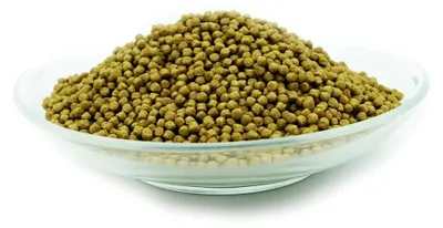 Produktbild von Sparset zum Füttern von Koi im Frühling und Herbst mit Wheatgerm 1 kg / 3mm und chemiefreier Teichreinigung Pond Bakto 50g