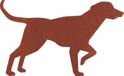 Produktbild von Gartendekoration Jagdhund Aus Cortenstahl, Patiniert, Hundefigur