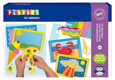 Produktbild von Playbox Schneideset Lernspielzeug mit Schere für Kinder ab 5