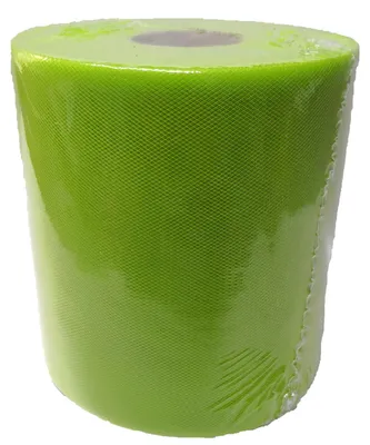 Tüllrolle 12,5 cm x 100 m, Apfelgrün für Dekorationen