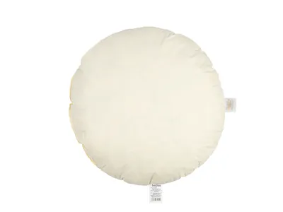 Produktbild von beties „Publik“ rund ca. 60 cm Ø Federkissen waschbar Bezug Baumwolle