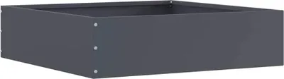 Image de Bordure de Pelouse Anthracite 50 x 50 x 13 cm Acier