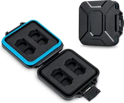 Produktbild von JJC Speicherkarten Hülle für 4 CFexpress Typ A 8 Micro SD Wasserbeständig Stoßfest Tragbar CFexpress Typ A Aufbewahrungsbox Orga