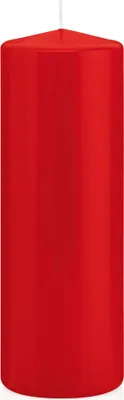 Produktbild von Stumpenkerzen Rot 200 x Ø 68 mm, 12 Stück, russarm, tropffrei, hochwertiger Docht