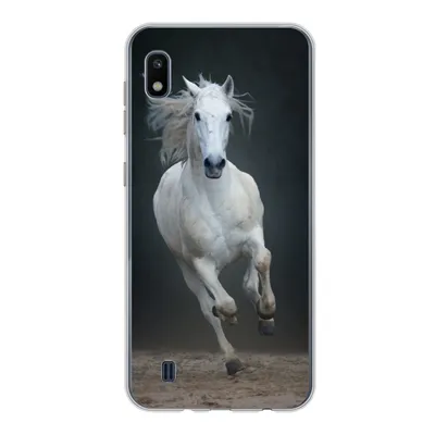 Produktbild von MuchoWow® Handyhülle Schutzhülle Hülle für Samsung Galaxy A10 Pferd - Pilz - Sand Silikon Softcase Handy Hülle - Schutzhülle