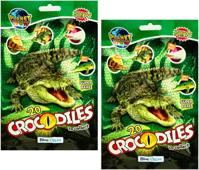 Produktbild von Blue Ocean Crocodiles Sammelfiguren 2025 - Planet Wow Figur - 2 Tüten