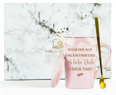Obrázek produktu pro Hrnek s nápisem "Miluji tě každý den", objem 400 ml, keramika, dárek pro ženy