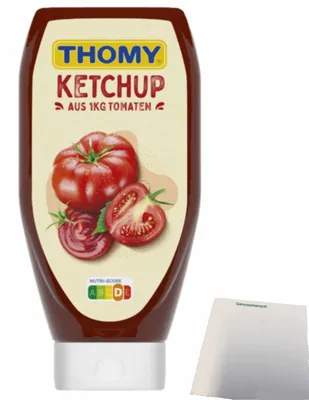 Produktbild von Thomy Ketchup aus 1kg Tomaten (500ml Flasche) + usy Block