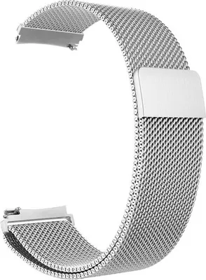 Produktbild von Bstrap Milanese Armband für Samsung Galaxy Watch 4 / 5 / 5 Pro / 6, silver