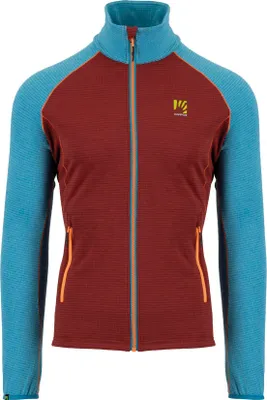 Image de Karpos AMBRIZZOLA FULL-ZIP pour homme, POMEGRANADE/LARKSPUR, taille L