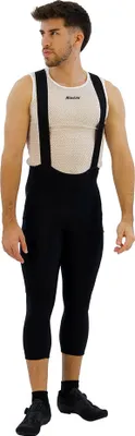 Immagine prodotto di SANTINI Pantaloncini da ciclismo 3/4 con pettorina - CARGO - Nero XL