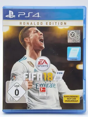 Produktbild von Electronic Arts FIFA 18 - Edition Ronaldo, PlayStation 4, Multiplayer-Modus, E (Jeder), Physische Medien