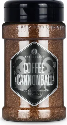 Produktbild von Coffee Cannonball, BBQ-Rub, 200g im Streuer