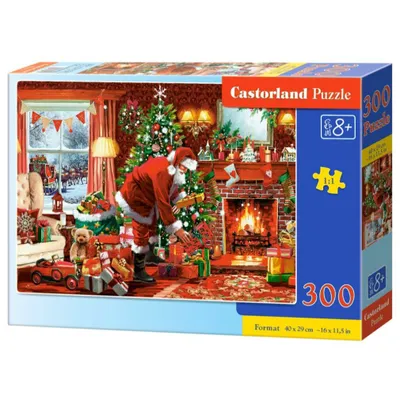 Image de Puzzle 300 pièces Livraison spéciale de Santa Castorland 30538