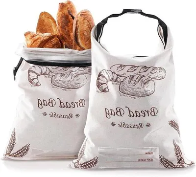Obrázok produktu pre Veľké plátnené vrecká na chlieb, 2 ks, 124 x 165 cm,