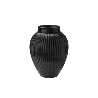 Immagine prodotto di Knabstrup Keramik - Vaso scanalato, 27 cm, nero