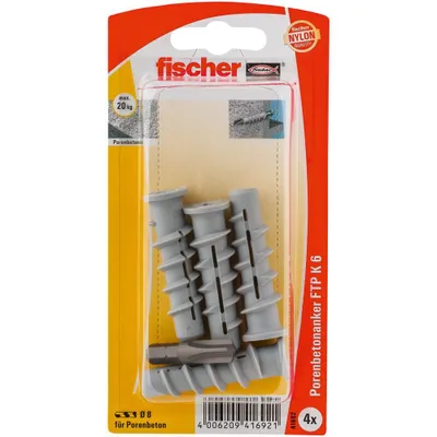 Produktbild von Turbo Porenbetondübel FTP K 6