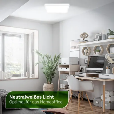 Zdjęcie produktu dla Lampa sufitowa Flat CCT LED Panel EEK A 11W Ściemnialna Pilot 29,3cm Biały