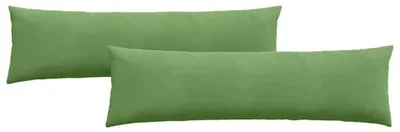 Obrázok produktu pre vidaXL Vankúše na pohovku, 2 ks, svetlozelené, 145 x 40 cm, manšestr