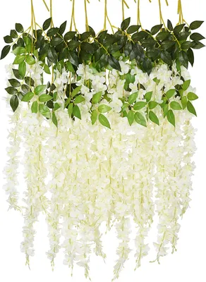 Produktbild von Künstliche Blumen, künstliche Wisterien, für Hochzeiten, Dekorationen,Zuhause,Garten,Party,Dekoration,Kunstblume,6 Pcs