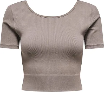Immagine prodotto di Only Play Crop Seam Top, modello "falcon", taglia S-M