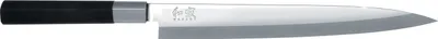 Produktbild von KAI 6724Y Wasabi Black Yanagiba Messer 24 cm, schwarz/silber (1 Stück)