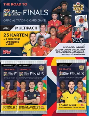 Immagine prodotto di Topps - Carte della UEFA Nations League verso il 2022 - 1 Multipack