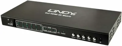 Produktbild von Lindy 38148, HDMI, Metall, Schwarz, 4096 x 2160 Pixel, 7.1 Kanäle, 36 Bit
