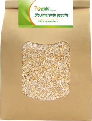 Produktbild von Piowald Amaranth gepufft - 250g, glutenfrei