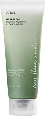 Produktbild von Anua - Heartleaf Succinic Moisture Cleansing Foam - Reinigungsschaum 150 ml