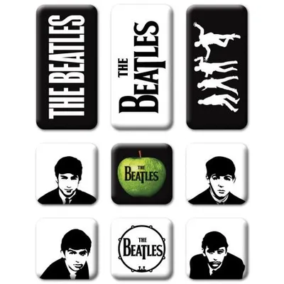 Produktbild von The Beatles Classic Icons 9 Piece Set Magnet