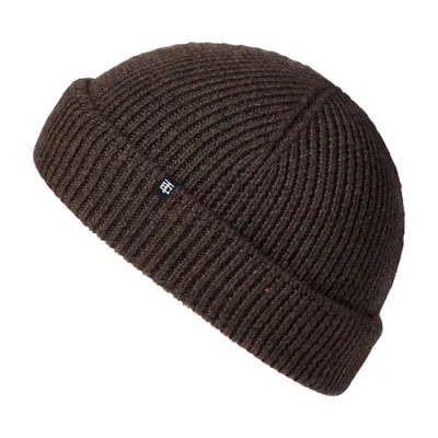 Produktbild von Enter the Complex® Fisherman Beanie, Fischermütze, 100% Wolle, Rippstrick, Braun, One Size