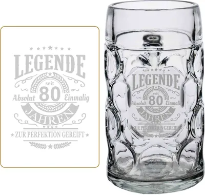 Produktbild von Luxentu ISAR Maßkrug 1,0 l mit Eichung - Legende seit 80 Jahren