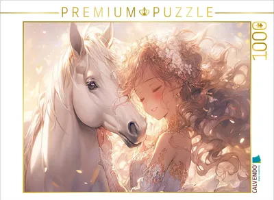 Produktbild von CALVENDO Puzzle Ein Motiv aus dem Kalender Der Mädchen-Kalender | 1000 Teile Lege-Größe 64x48cm Foto-Puzzle für glückliche Stunden