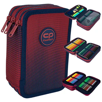 Produktbild von Dreifaltige Federmappe mit Zubehör Jumper 3 Gradient Costa CoolPack F067758