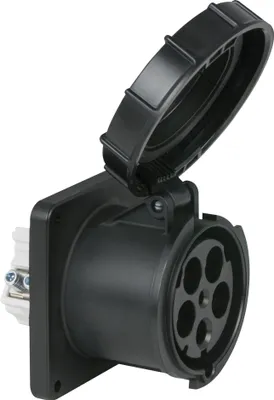 Image de PCE CEE 125 A/400 V prise femelle 5 broches noir - IP67