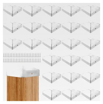 Produktbild von 24 Stück Pfostenkappen 7x7 cm, Edelstahl Zaunpfostenkappen, quadratische Abdeckkappen für Zaunpfosten und Holzpfosten