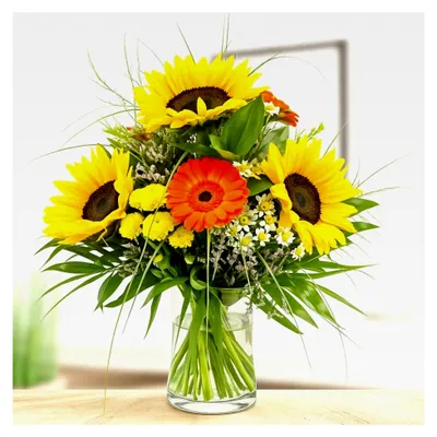 Produktbild von Blumenstrauß - Sommerwiese - Mit Grußkarte
