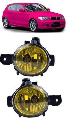 Obrázek produktu pro Čiré mlhové světlomety žluté, vhodné pro BMW E81, E87, X3, E83, X5, E70