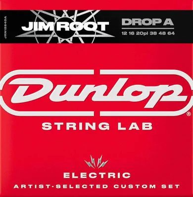 Zdjęcie produktu dla Dunlop JRN1264DA String Lab Jim Root Drop A Struny do gitary elektrycznej