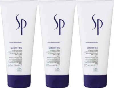Produktbild von Wella SP Smoothen 3 x 200 ml Conditioner Set