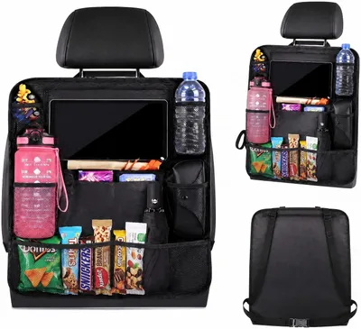 Imagen del producto de Organizador para el asiento trasero del coche, resistente al agua, 1 unidad, con compartimentos de almacenamiento para los asientos del coche