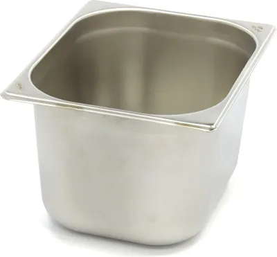 Image de Maxima - Récipient Gastro Gastronorm - 1/2 GN - 20 cm de profondeur - Acier inoxydable