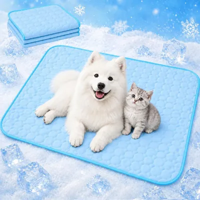 Image de Solidchoice - Tapis rafraîchissant auto-refroidissant pour chiens et chats, 100 x 70 cm