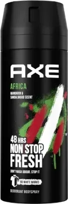 Obrázek produktu pro Axe Africa Dezodorant ve spreji 150 ml - Osvežující vůně s exotickými tóny