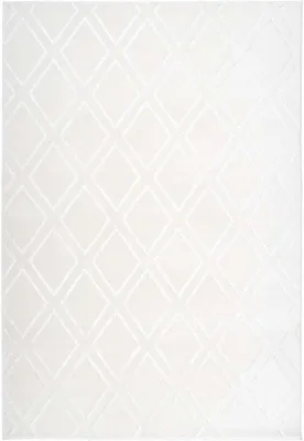 Imagen del producto de Ibenzoa®: Alfombra suave y densa con un efecto 3D realista, fabricada con fibras sintéticas y con base antideslizante, ideal para salones, dormitorios y oficinas