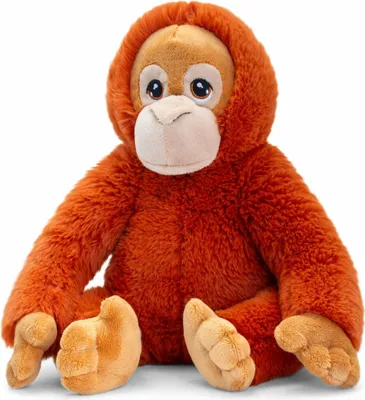 Produktbild von Keel Toys Plüsch-Orang-Utan Kuscheltier 30 cm - umweltfreundliches Spielzeug