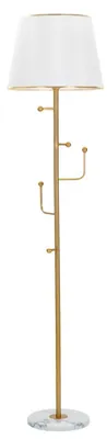 Obrázok produktu pre FURNLUX Závesná stojacia lampa zlatá 41 cm / Hlavná farba: zlatá / Rozmery: 41 x 173 x 41 cm