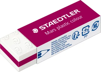 Obrázok produktu pre Guma veľká farba Mars plast Staedtler bordová